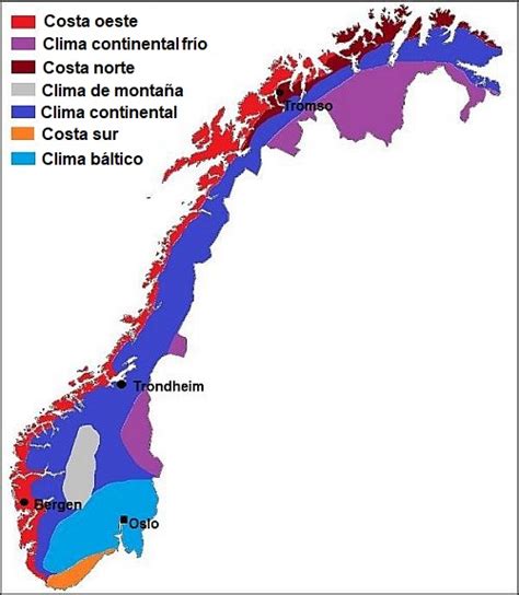 clima noruega|Clima y tiempo promedio durante todo el año en。